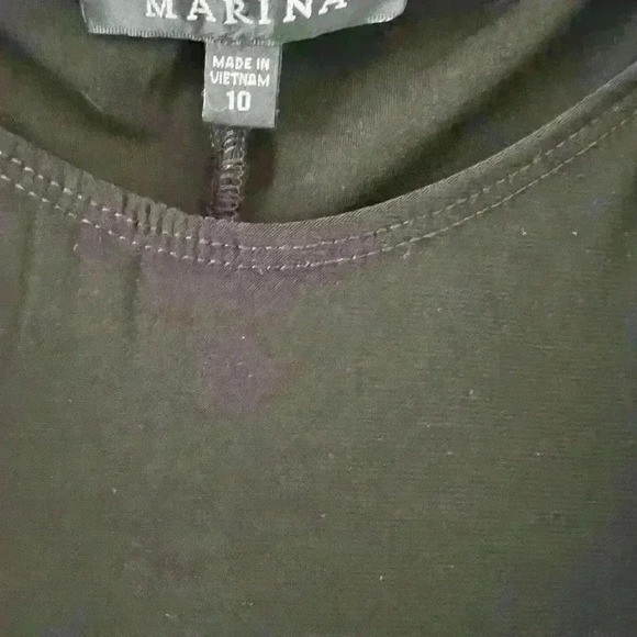 Marina black cocktail dress. - Picture 7 of 7